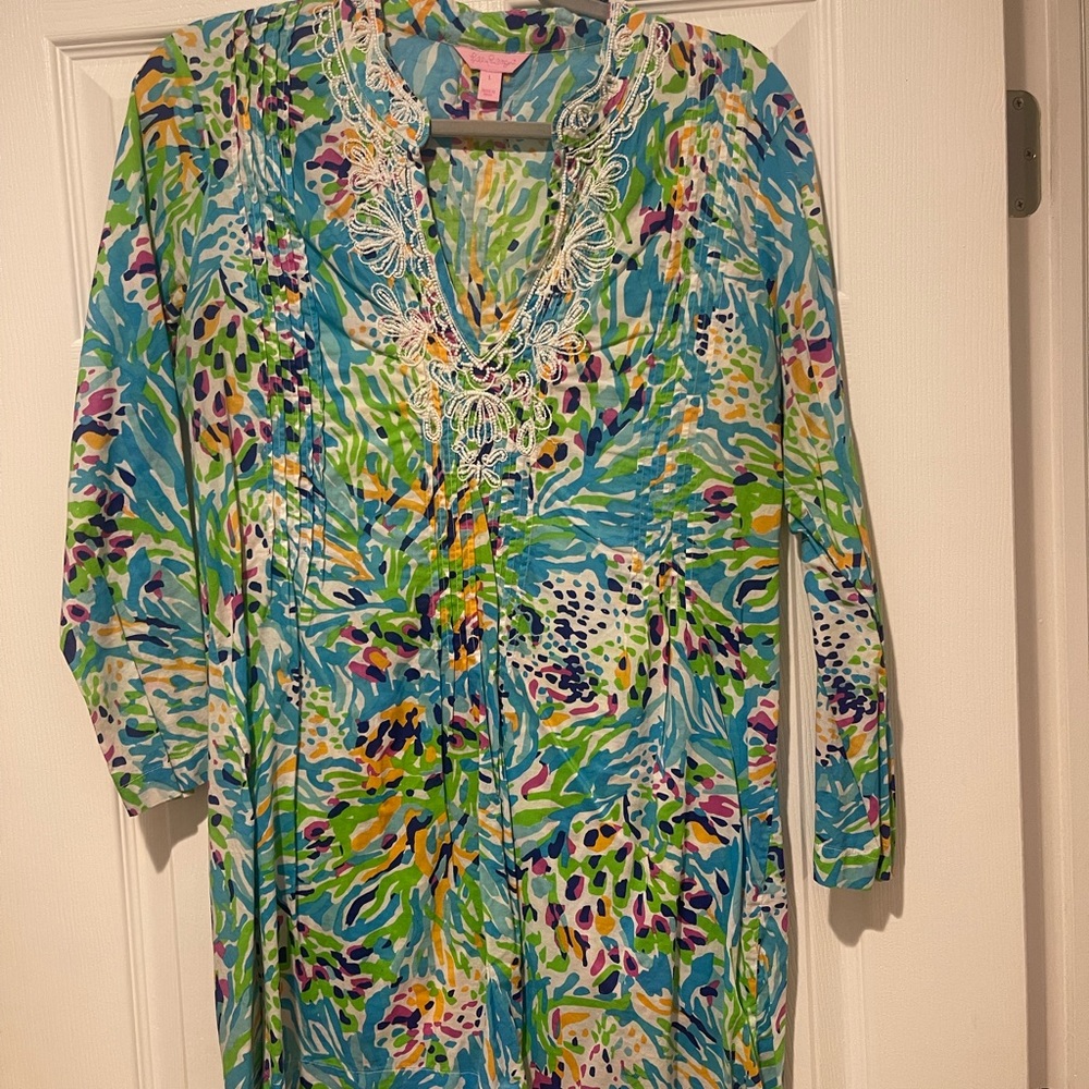 LILY Pulitzer tunic with beading